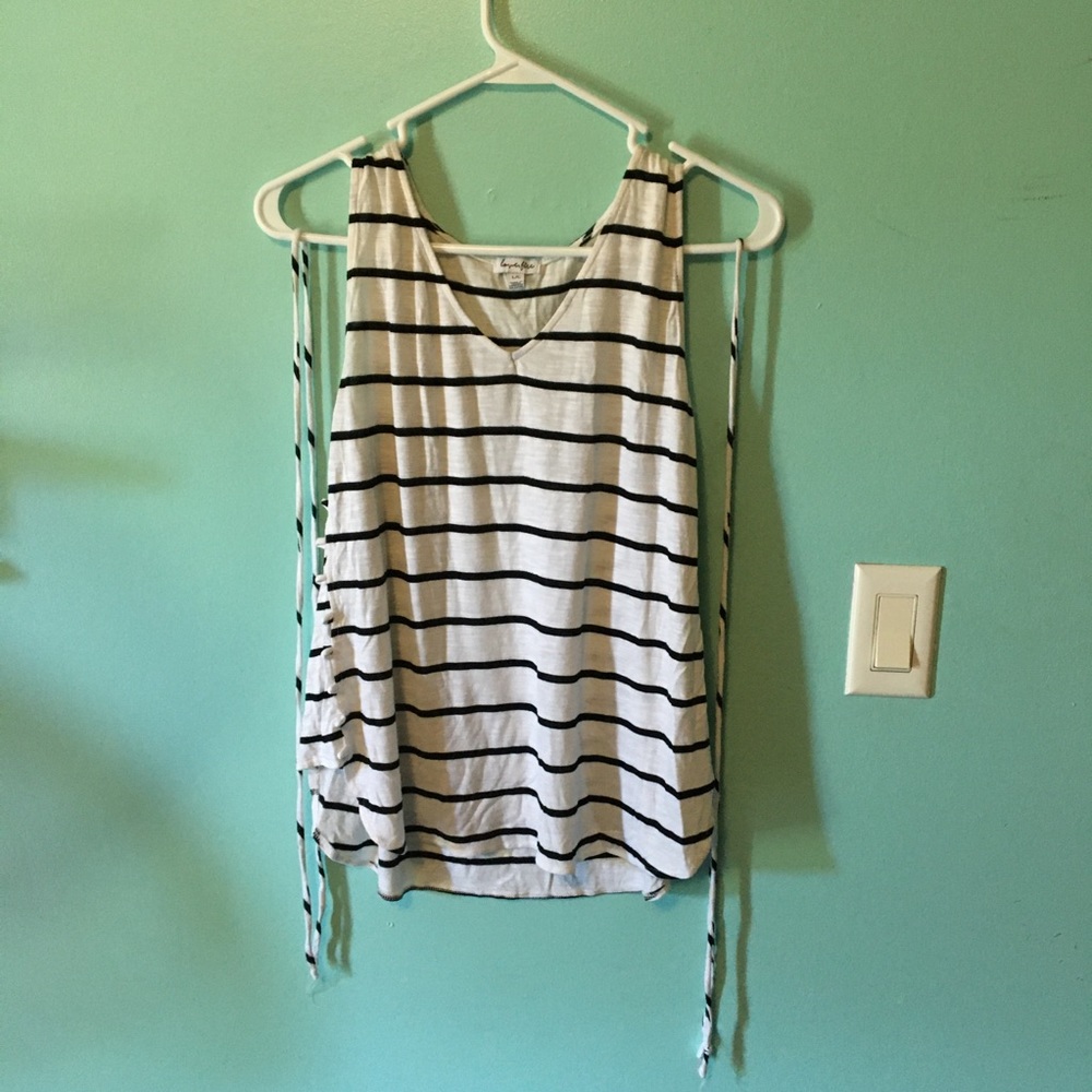 stripped tank top